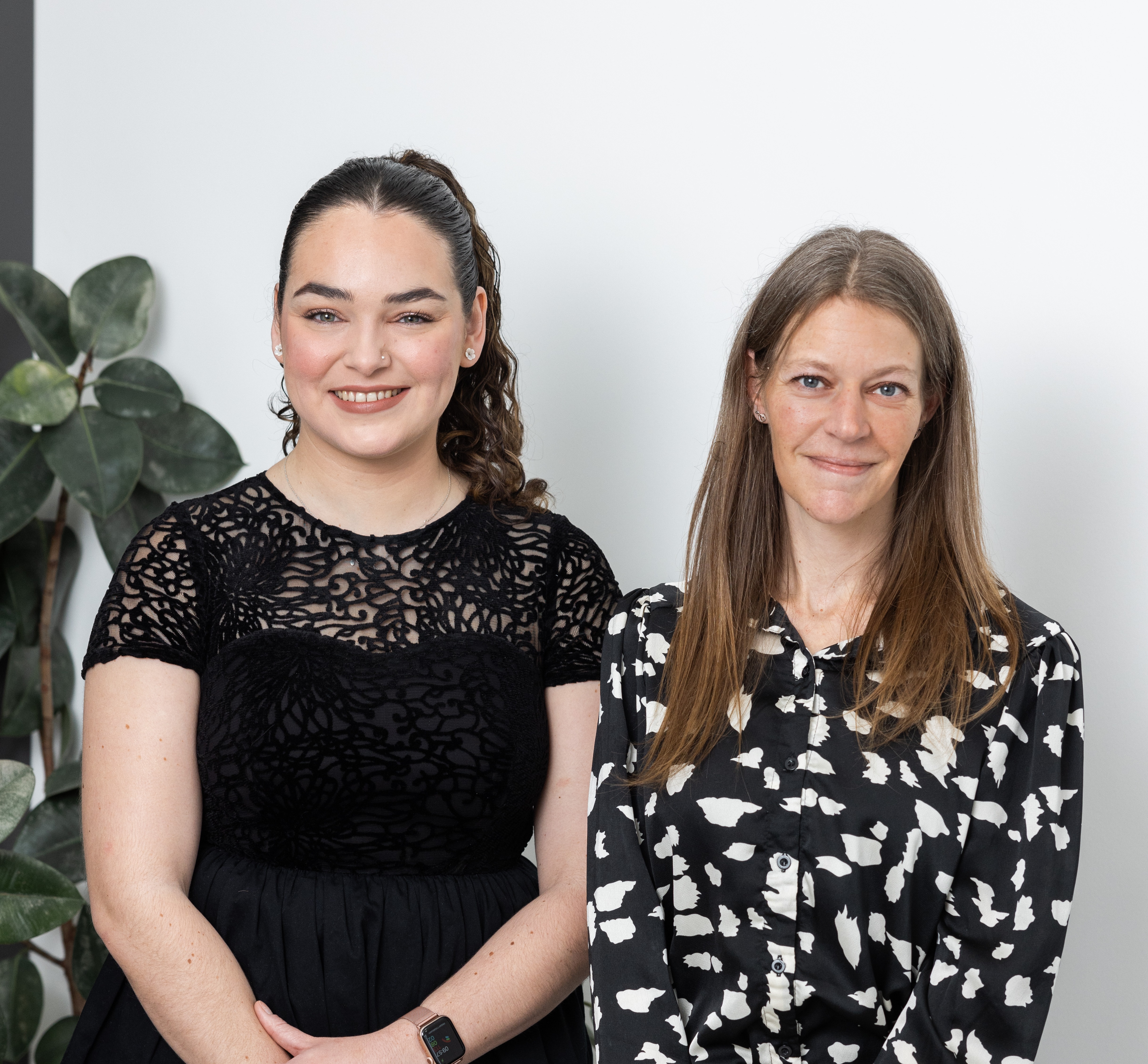 Jordan Roberts and Melanie Crombie