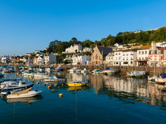 St Aubins Harbour in Jersey